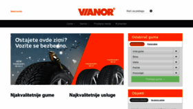 What Vianor.rs website looked like in 2019 (5 years ago)