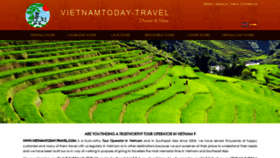 What Vietnamtoday-travel.com website looked like in 2019 (5 years ago)