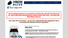 What Visionalive.net website looked like in 2019 (5 years ago)
