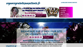 What Voyancegratuitesansattente.fr website looked like in 2019 (5 years ago)
