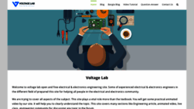 What Voltagelab.com website looked like in 2019 (5 years ago)