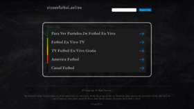 What Vivoenfutbol.online website looked like in 2019 (5 years ago)