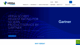 What Versa-networks.com website looked like in 2019 (5 years ago)