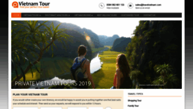 What Vietnamtour.com website looked like in 2019 (5 years ago)