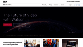 What Video.ibm.com website looked like in 2019 (5 years ago)