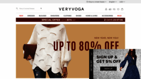 What Veryvoga.com website looked like in 2019 (5 years ago)