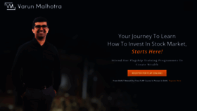 What Varunmalhotra.co.in website looked like in 2019 (5 years ago)