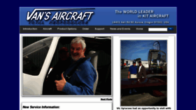 What Vansaircraft.com website looked like in 2019 (5 years ago)