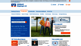 What Volksbank-goeppingen.de website looked like in 2019 (5 years ago)