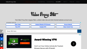What Videoproxy.site website looked like in 2019 (5 years ago)