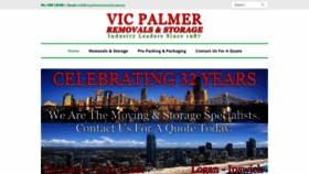 What Vicpalmerremovals.com.au website looked like in 2019 (5 years ago)