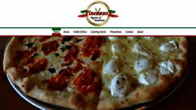 What Vincenzospizzeriany.com website looked like in 2019 (5 years ago)