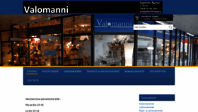 What Valomanni.fi website looked like in 2019 (5 years ago)