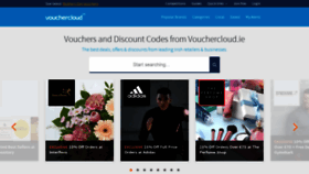 What Vouchercloud.ie website looked like in 2019 (5 years ago)