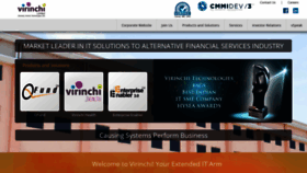 What Virinchi.com website looked like in 2019 (5 years ago)