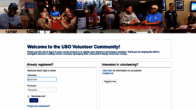 What Volunteers.uso.org website looked like in 2019 (5 years ago)