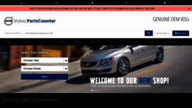 What Volvopartscounter.com website looked like in 2019 (5 years ago)