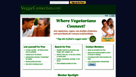 What Veggieconnection.com website looked like in 2019 (5 years ago)