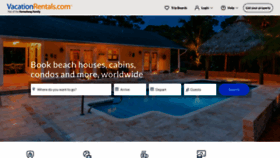 What Vacationrental.com website looked like in 2019 (5 years ago)