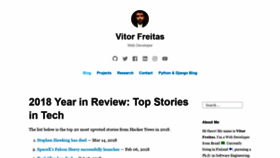 What Vitorfs.com website looked like in 2019 (5 years ago)