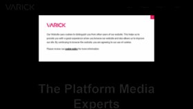What Varick.co website looked like in 2019 (5 years ago)