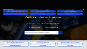 What Validate.creditcard website looked like in 2019 (5 years ago)