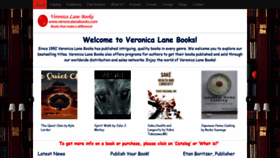 What Veronicalanebooks.com website looked like in 2019 (5 years ago)