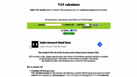 What Vatcalconline.com website looked like in 2019 (5 years ago)