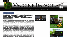 What Vaccineimpact.com website looked like in 2019 (5 years ago)