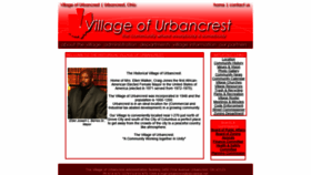 What Villageofurbancrestoh.us website looked like in 2019 (5 years ago)