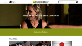What Video.pilates.com website looked like in 2019 (5 years ago)