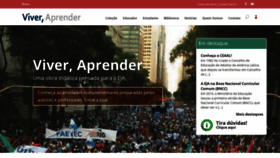 What Viveraprender.org.br website looked like in 2019 (6 years ago)