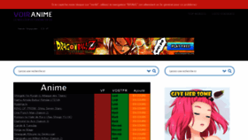 What Voiranime.com website looked like in 2019 (4 years ago)