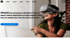 What Vrhealthgroup.com website looked like in 2019 (5 years ago)