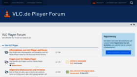 What Vlc-forum.de website looked like in 2019 (5 years ago)