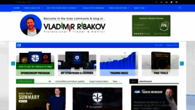 What Vladimirribakov.com website looked like in 2019 (5 years ago)