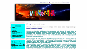 What Vibronika.eu website looked like in 2019 (5 years ago)
