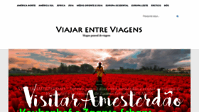 What Viajarentreviagens.pt website looked like in 2019 (5 years ago)