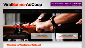 What Viralbanneradcoop.com website looked like in 2019 (5 years ago)