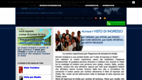 What Vistoturistico.it website looked like in 2019 (4 years ago)