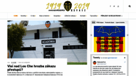What Valenciacf.cz website looked like in 2019 (4 years ago)