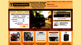 What Vamoosebus.com website looked like in 2019 (4 years ago)