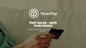What Velespay.com website looked like in 2019 (4 years ago)
