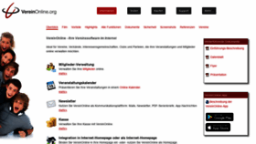 What Vereinonline.org website looked like in 2019 (4 years ago)