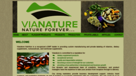 What Vianature.com.au website looked like in 2019 (4 years ago)