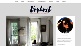 What Verhext.com website looked like in 2019 (4 years ago)