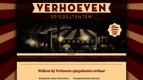 What Verhoevenspiegeltenten.nl website looked like in 2019 (4 years ago)
