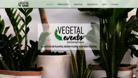 What Vegetal-events.com website looked like in 2019 (4 years ago)