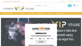 What Vapersvipstore.com website looked like in 2019 (4 years ago)