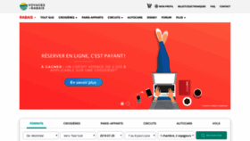 What Voyagesarabais.com website looked like in 2019 (4 years ago)